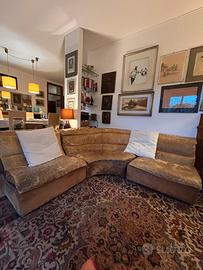 Divano Modulare Rossi di Albizzate vintage anni 70