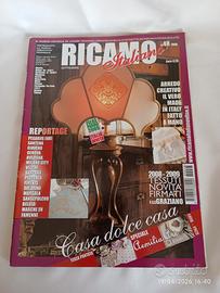 rivista vintage Ricamo Italiano hobby cucito ago 