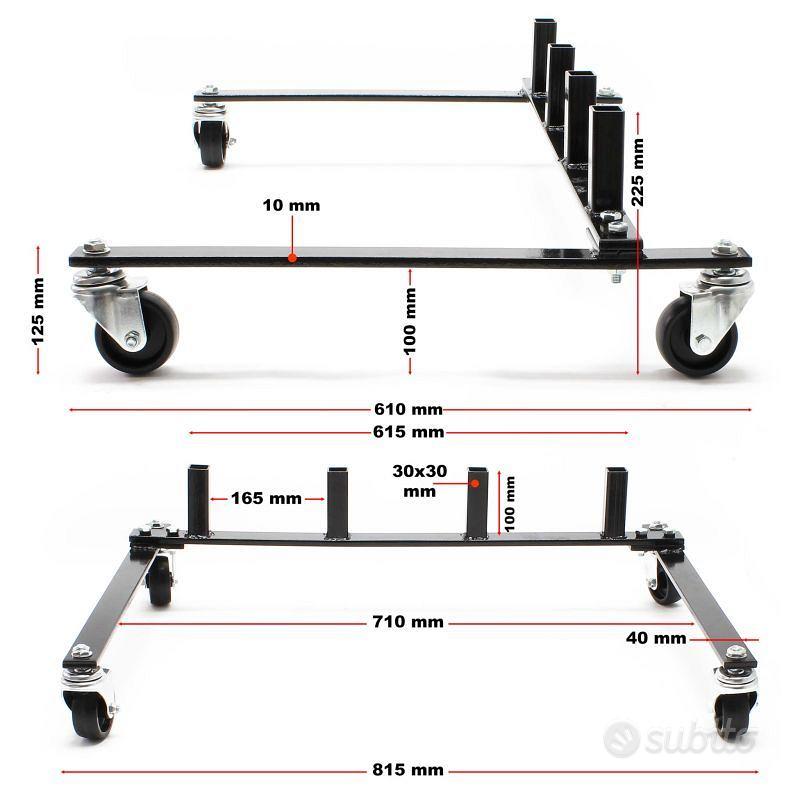 Cric Idraulico Blinky 12T - Sollevatore Per Auto Con Altezza Regolabile - Foto 14