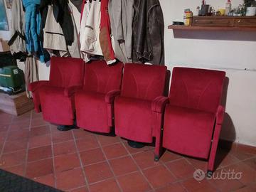 poltrone sedie teatro numerate 