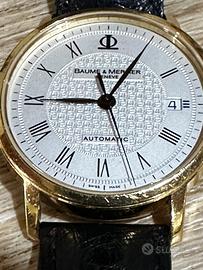 Orologio oro 750 baume&mercier automatico