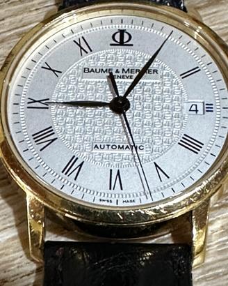 Orologio oro 750 baume&mercier automatico
