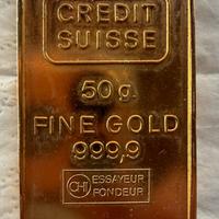 Lingotto oro 50 grammi