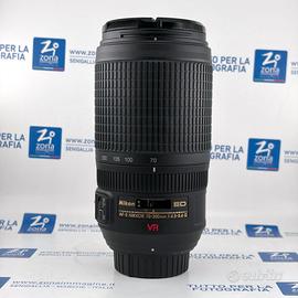 NIKON 70-300 mm f4.5-5.6 G VR ED + GARANZIA USATO