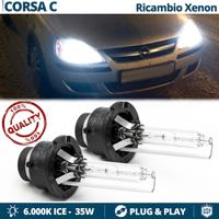 2 Lampadine Xenon D2S per OPEL CORSA C 6000K 35W