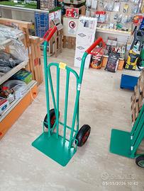 carrello portasacchi ruote pneumatiche