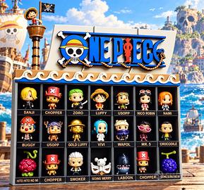 🏴☠️ Espositore One Piece per personaggi Kinder Joy