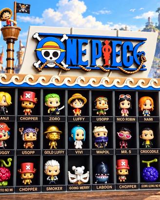 🏴☠️ Espositore One Piece per personaggi Kinder Joy