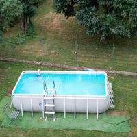 piscina completa 2 x4 mt, Intex. usata