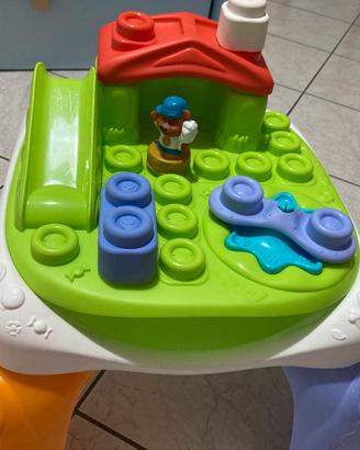 Tavolino + set mattoncini Soft Clemmy Clementoni