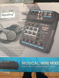 Mixer Depusheng 4 canali+Usb