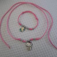 Collana e braccialetto Hello Kitty