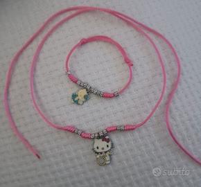 Collana e braccialetto Hello Kitty