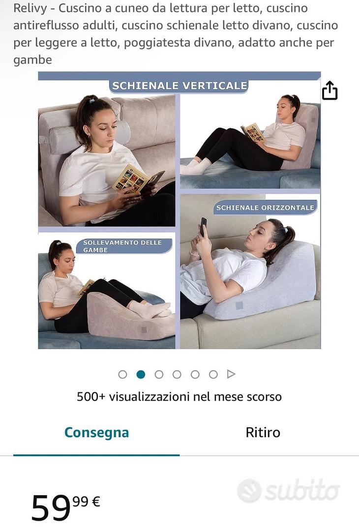 Cuscino ergonomico da lettura /relax - NUOVO. - Arredamento e Casalinghi In  vendita a Rimini