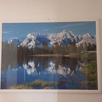 quadro puzzle lago d'antorno