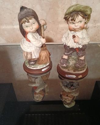 coppia  di statuine Capodimonte 