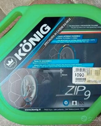 Catene Neve Konig Zip 9 misura 90 per 205 55 16