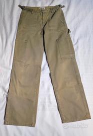 pantaloni cargo verde kaki/militare di Pull&Bear