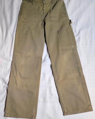 pantaloni cargo verde kaki/militare di Pull&Bear