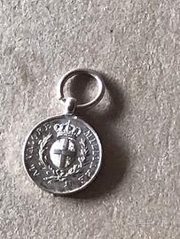 Medaglia valore argento regno italia
