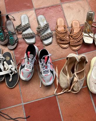 Stock di 15 scarpe