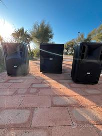 2 rcf art 310 + 1 sub italian stage 15’