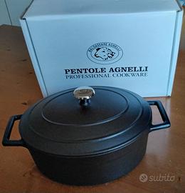 Pentola Agnelli casseruola ovale in ghisa