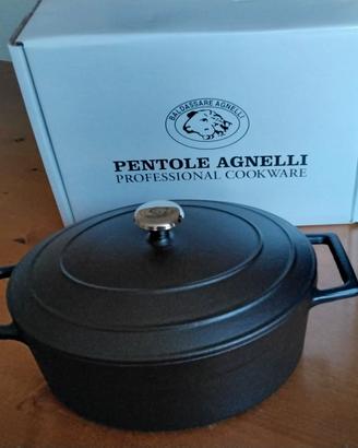 Pentola Agnelli casseruola ovale in ghisa