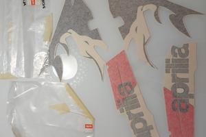 Aprilia rs 125  Adesivi stickers Leone 