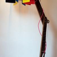 Lampada design artigianale –– stile Mondrian