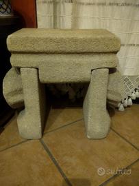 base e quadro in tufo