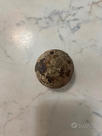 palla di cannone in ferro 