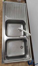 lavello due vasche sgocciolatoio sinistro