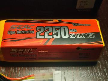 Batteria Lipo SUNPADOW 11.1V - 3S - 60C - 2250mAh