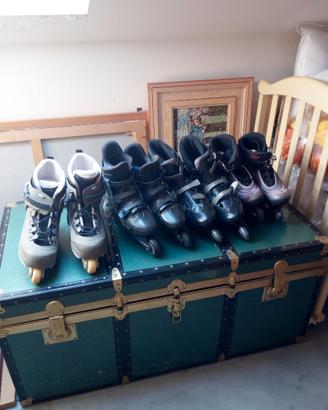 pattini  roller e normali