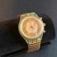 Swatch Chrono Golden Bloge modello SCG100 del 1993