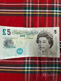 5 sterline regina Elisabetta 