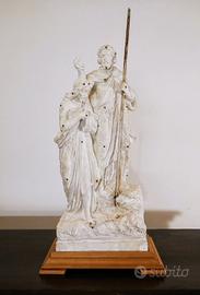 antica scultura preparatoria gesso battesimo Gesù