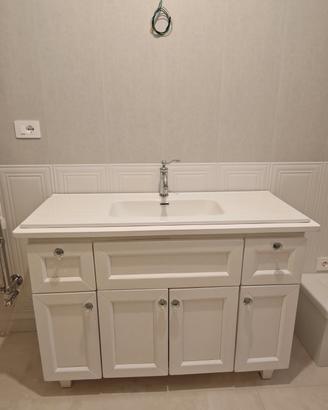 Mobile bagno con lavabo/ credenzone
