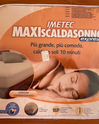 Scaldasonno Imetec per letto singolo