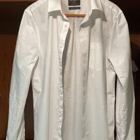 Camicia Bianca Taglia M 100% Cotone