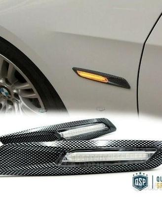 FRECCE LED Nere CARBONIO Bmw Serie 1 3 5 M sport