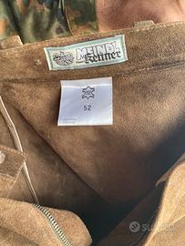 Pantalone uomo scamosciato