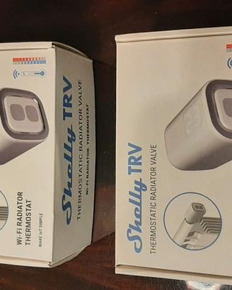 2 Valvole Termostatiche Shelly TRV HI-FI