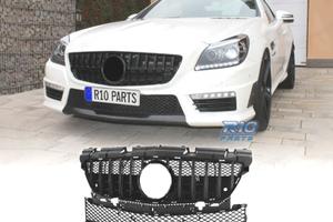 GRIGLIA MERCEDES SLK R172 11-15 LOOK GT-R NERO LUC