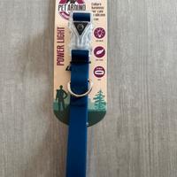 Collare luminoso in silicone blu