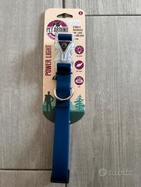 Collare luminoso in silicone blu