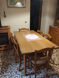 cucina in legno + cucinino