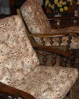 salotto in legno massello