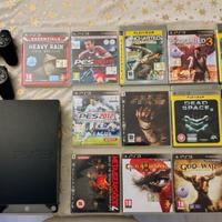 PS3 Slim 250 GB + 14 videogiochi